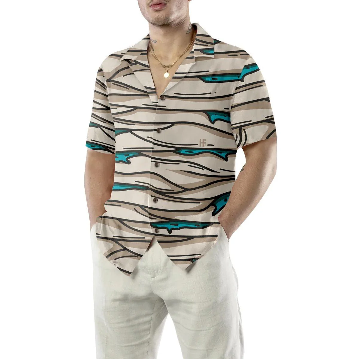 Halloween Mummy Costume Shirt Hawaiian Shirt - Perfect Gift For Lover, Friend, Family - Image 4