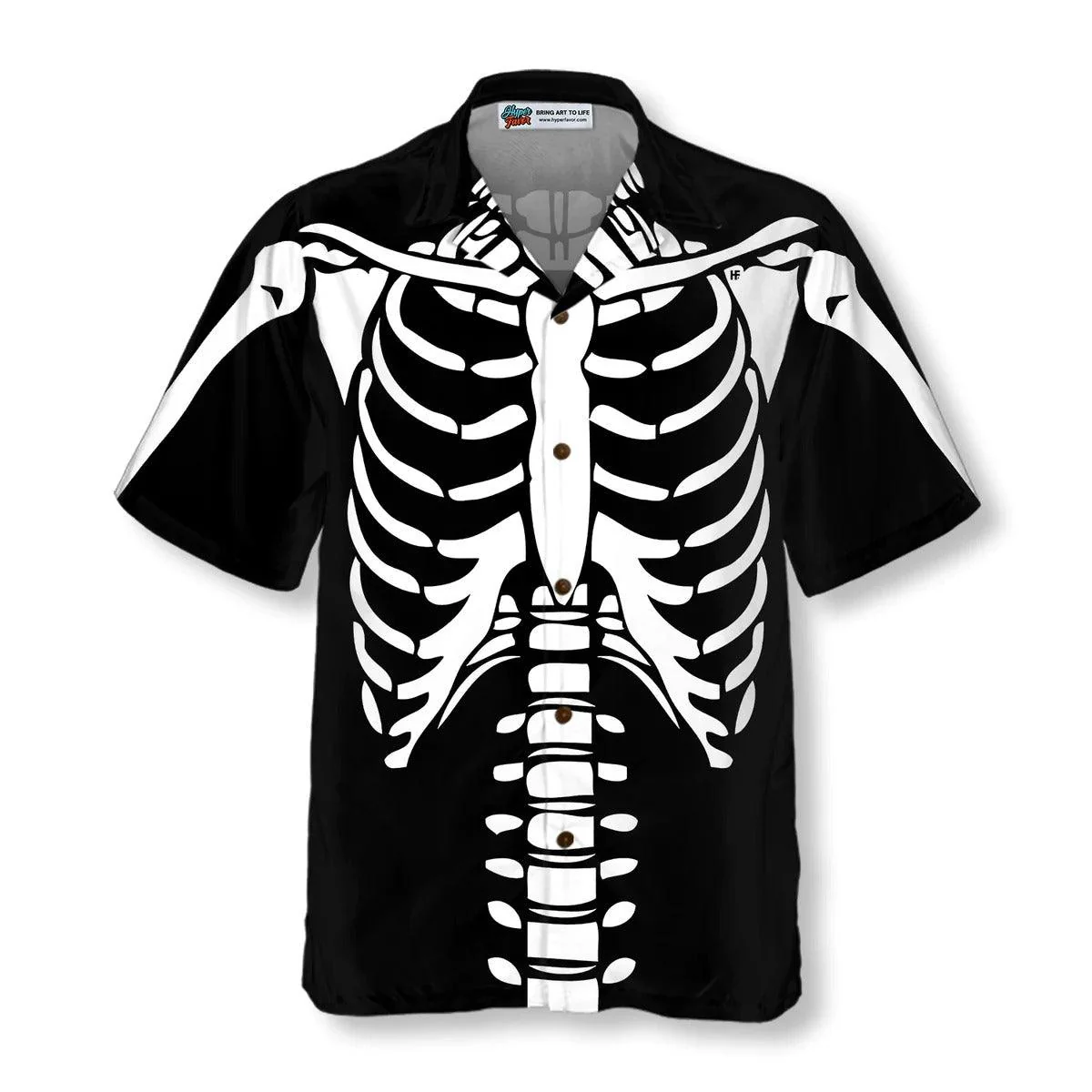 Halloween Skeleton Costume Shirt Hawaiian Shirt - Perfect Gift For Lover, Friend, Family - Image 3