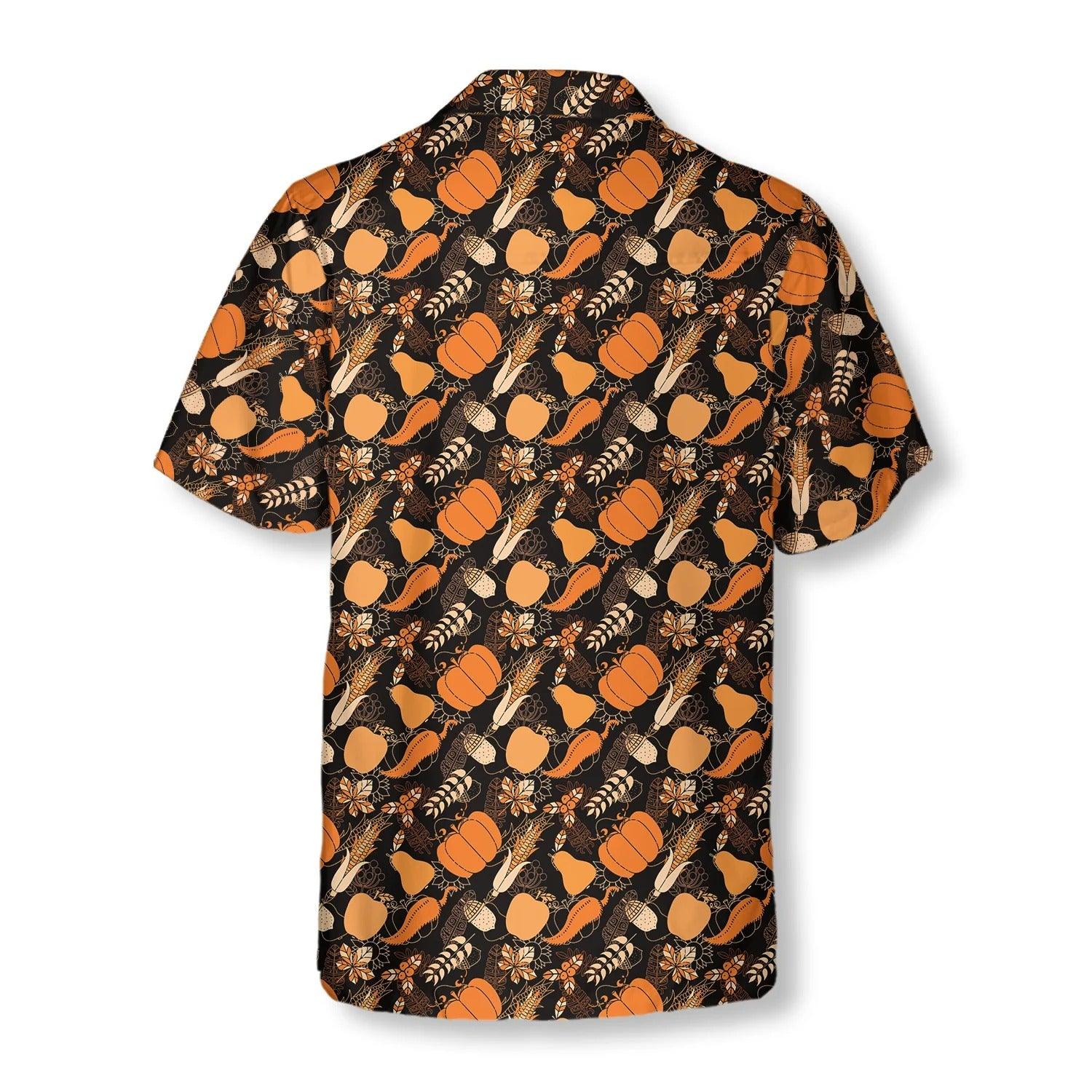 Happy Thanksgiving Day Hawaiian Shirt, Pumpkin Aloha Hawaiian Shirt - Perfect Gift For Lover, Friend, Family - Image 6
