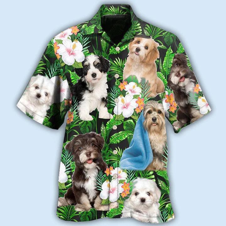 Havanese Aloha Hawaii Shirt - Dog Tropical Leaf Floral So Cute Hawaiian Shirt For Summer - Perfect Gift For Dog Lovers, Friend, Family - Image 2