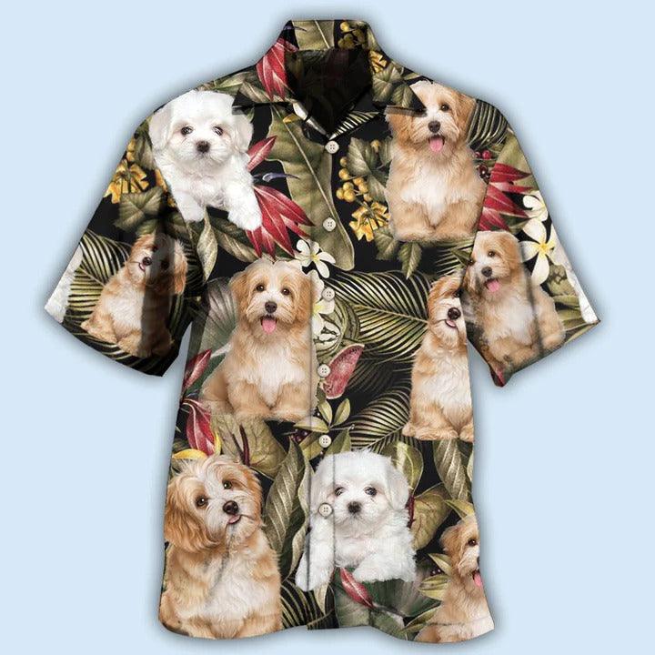 Havanese Aloha Hawaii Shirt - Dog Tropical Leaf Style Hawaiian Shirt For Summer - Perfect Gift For Dog Lovers, Friend, Family - Image 2