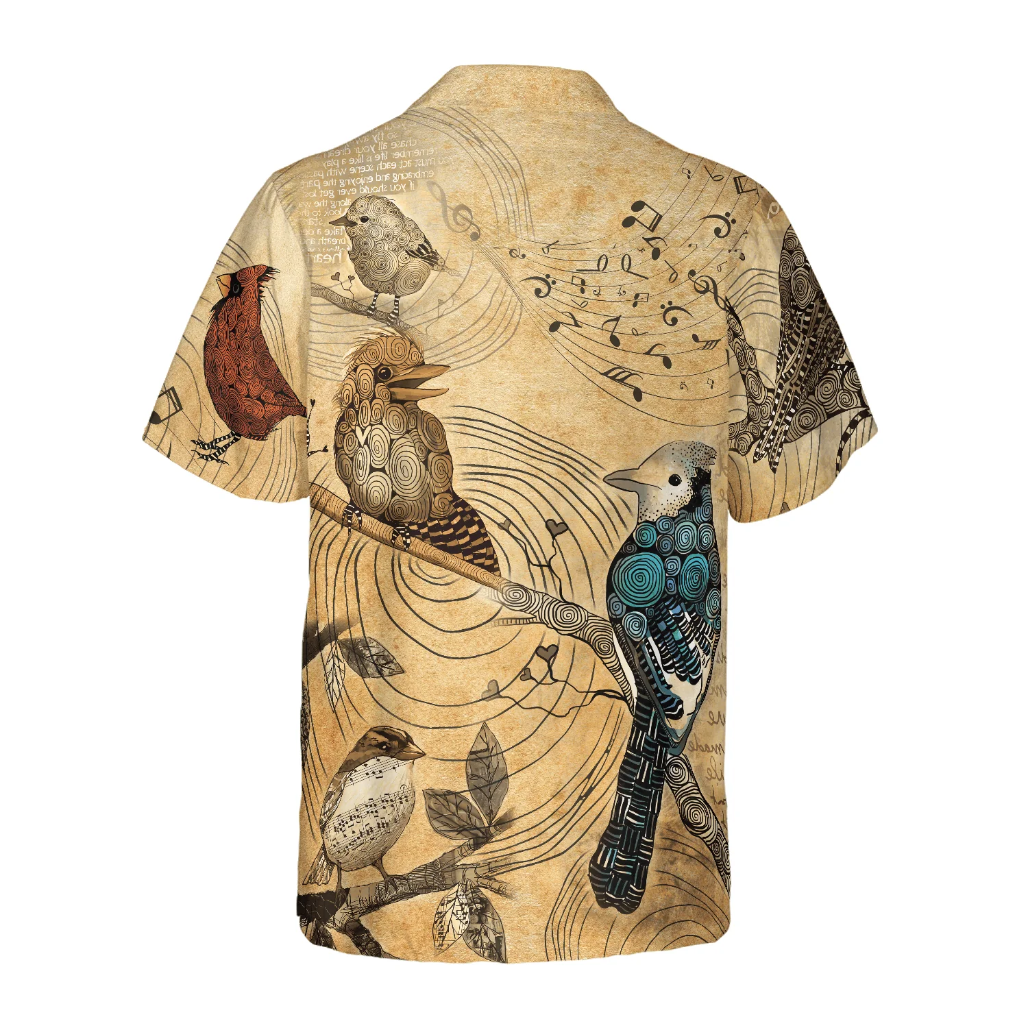 High Above The Tree Birds Hawaiian Shirt, Colorful Summer Aloha Shirts For Men Women, Perfect Gift For Husband, Wife, Boyfriend, Friend - Image 2