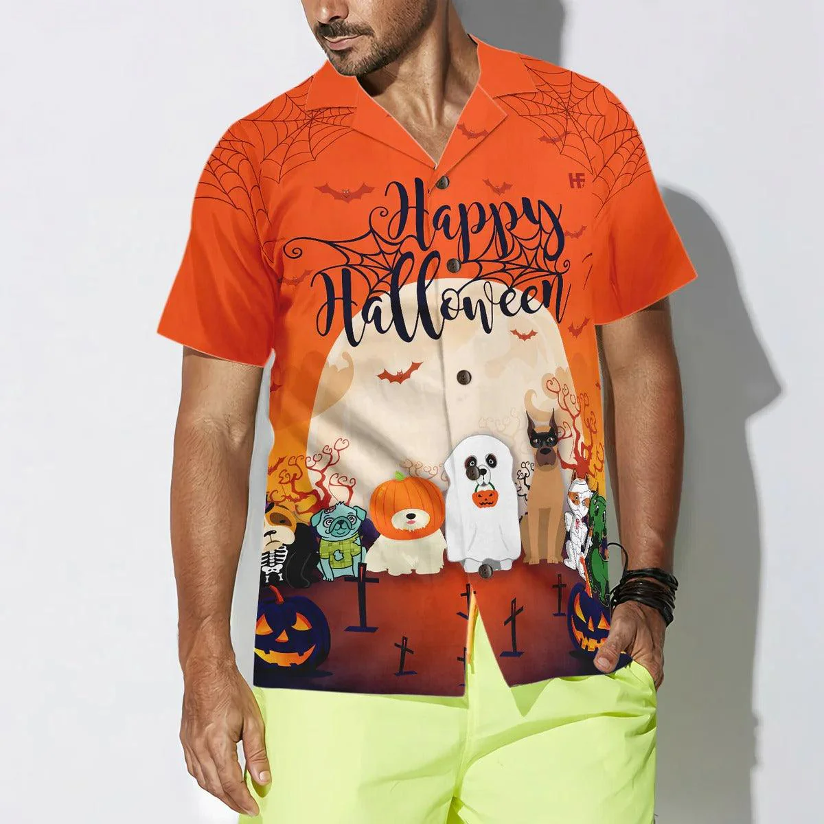 Horror Characters Dogs Halloween Hawaiian Shirt, Unique Halloween Shirt For Men And Women - Perfect Gift For Lover, Friend, Family - Image 4