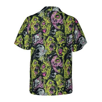 Horror Zombie Head Hawaiian Shirt - Perfect Gift For Lover, Friend, Family - Image 4