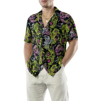 Horror Zombie Head Hawaiian Shirt - Perfect Gift For Lover, Friend, Family - Image 7