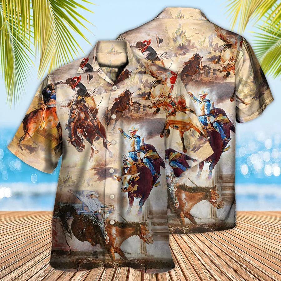 Horse Hawaiian Shirt For Summer - Horse Legacy Is Beautiful Rodeo Hawaiian Shirt, Bull Riding Hawaiian Shirt - Perfect Gift For Men, Horse Lovers, Horse Racing Lovers