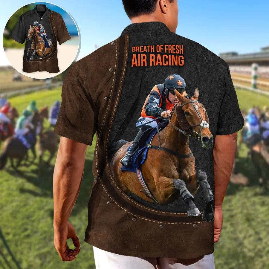 Horse Hawaiian Shirt For Summer - Horse Riding Horse Leather Style For Geoff Hawaiian Shirt - Perfect Gift For Men, Horse Racing Lovers - Image 2