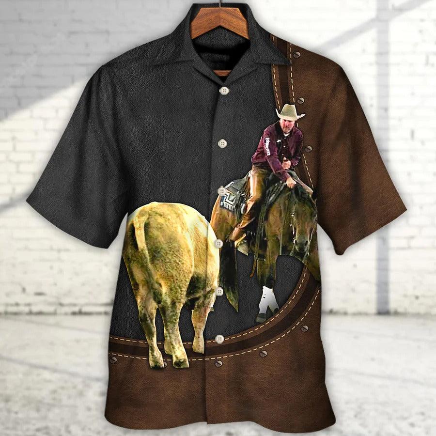 Horse Hawaiian Shirt For Summer - Horse Riding Horse Leather Style For Ken Hawaiian Shirt - Perfect Gift For Men, Horse Racing Lovers - Image 2