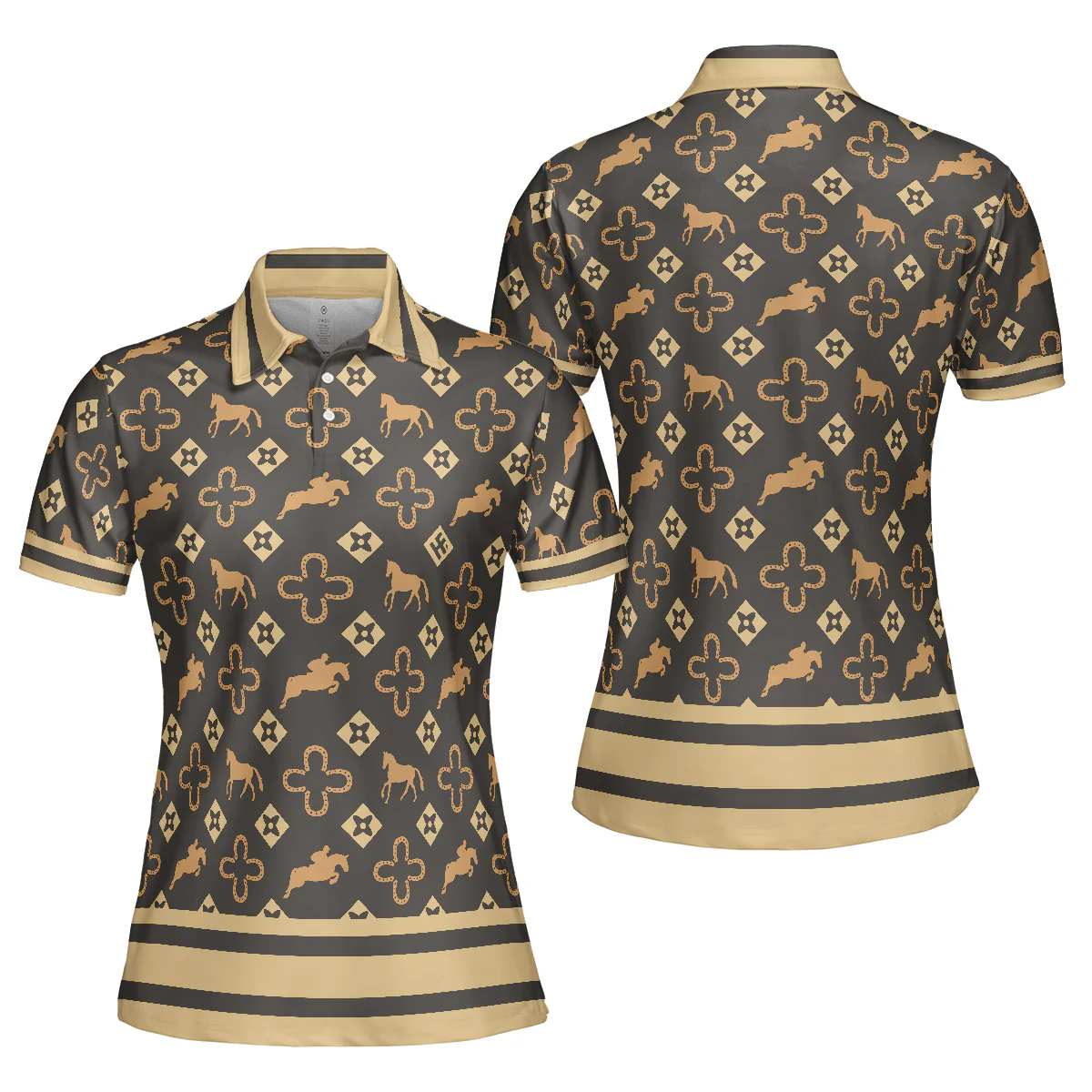 Horse Women Polo Shirt - Women's Equestrian, Ride A Horse Women Polo Shirt - Perfect Gift For Women, Horse Lovers - Image 2