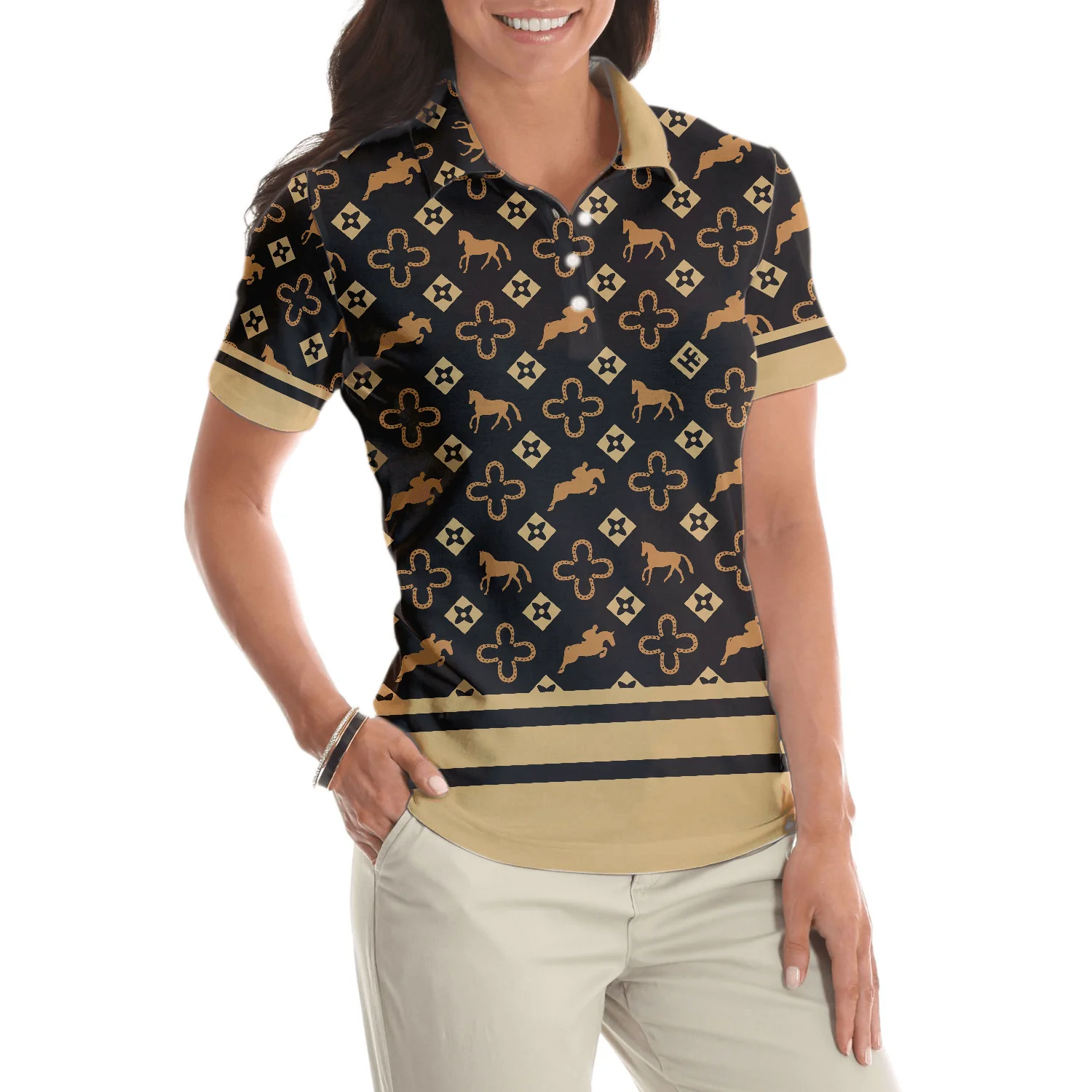 Horse Women Polo Shirt - Women's Equestrian, Ride A Horse Women Polo Shirt - Perfect Gift For Women, Horse Lovers - Image 6