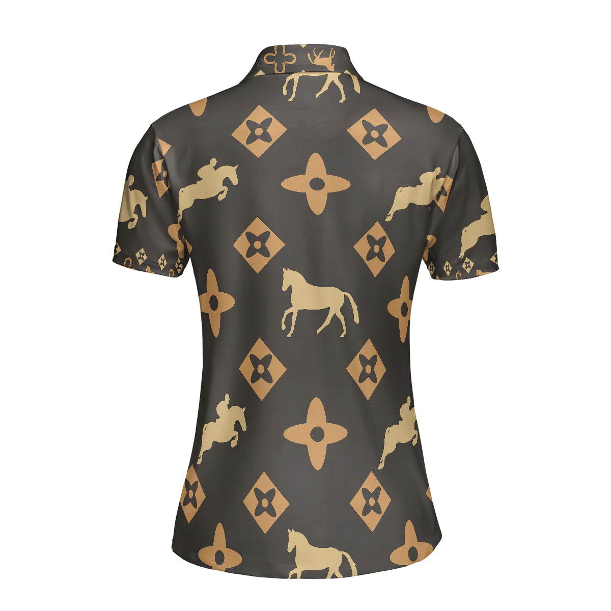 Horse Women Polo Shirts - Women's Riding Polo Equestrian Women Polo Shirt, Horse Polo Shirt - Perfect Gift For Women - Image 3