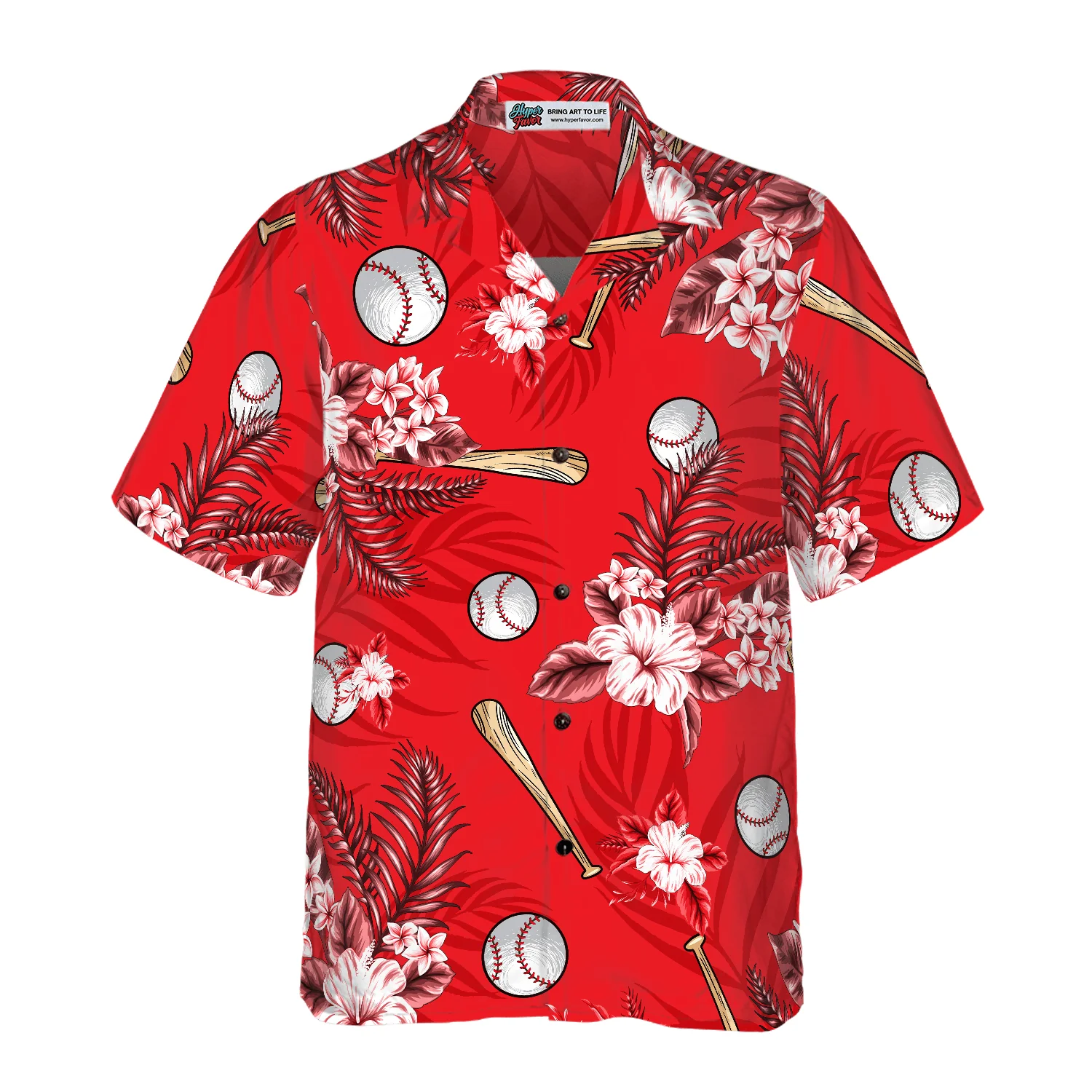 Hot Baseball Tropical Aloha Hawaiian Shirt For Summer, Colorful Shirt For Men Women, Perfect Gift For Friend, Team, Family, Baseball Lovers - Image 3