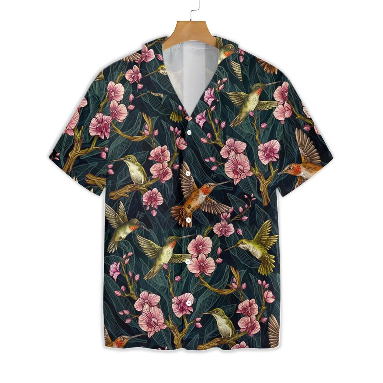 Hummingbird Tropical Hawaiian Shirt, Colorful Summer Aloha Shirts For Men Women, Perfect Gift For Husband, Wife, Boyfriend, Friend - Image 3