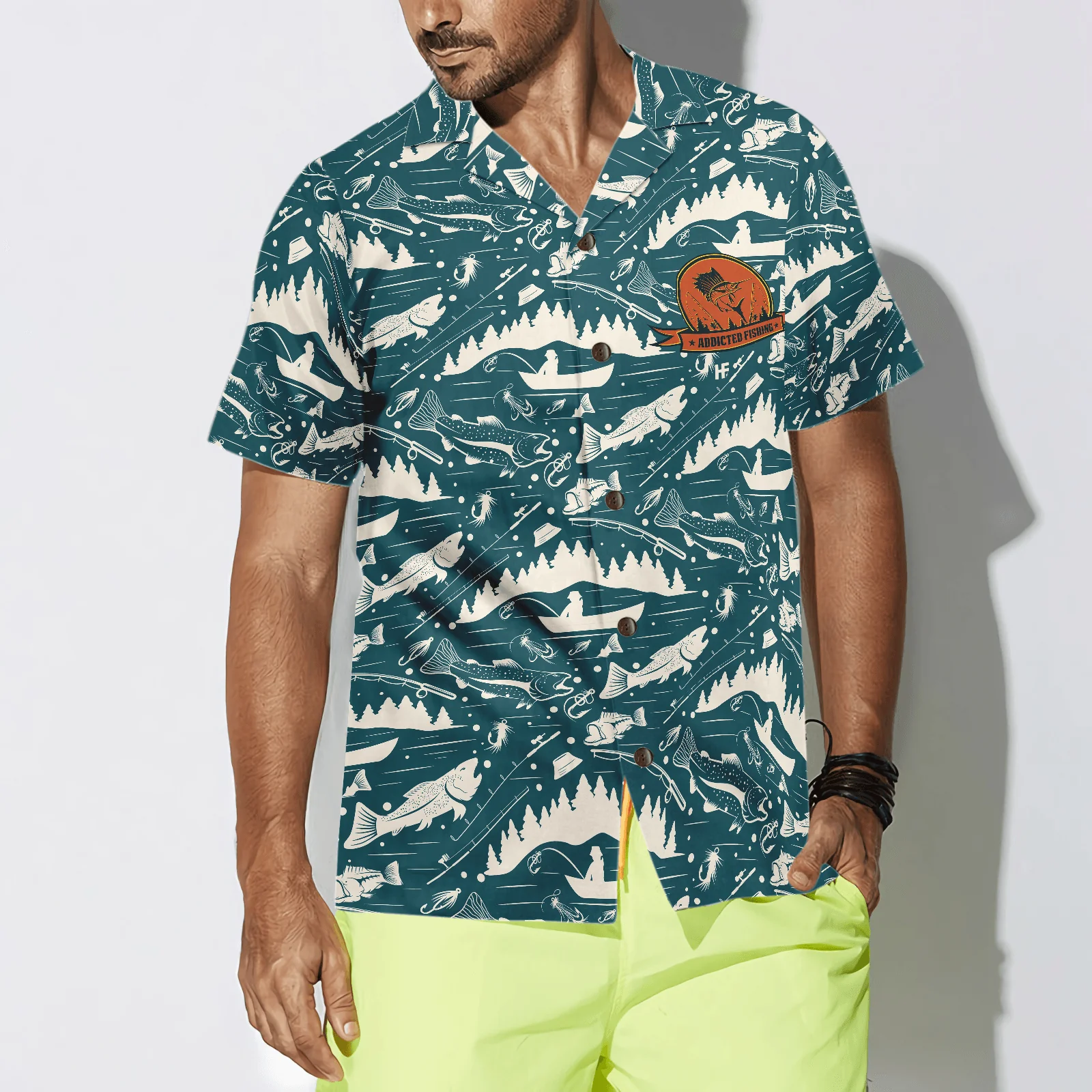 I Love It When She Bends Over Fishing Hawaiian Shirt, Colorful Summer Aloha Shirt For Men Women, Gift For Friend, Team, Fishing Lovers - Image 3