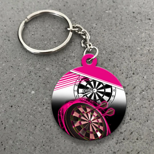 I'm Sexy And I Throw It Acrylic Keychain For Darts Players - Christmas Gift For Darts Lovers, Darts Team, Family, Friends - Image 5