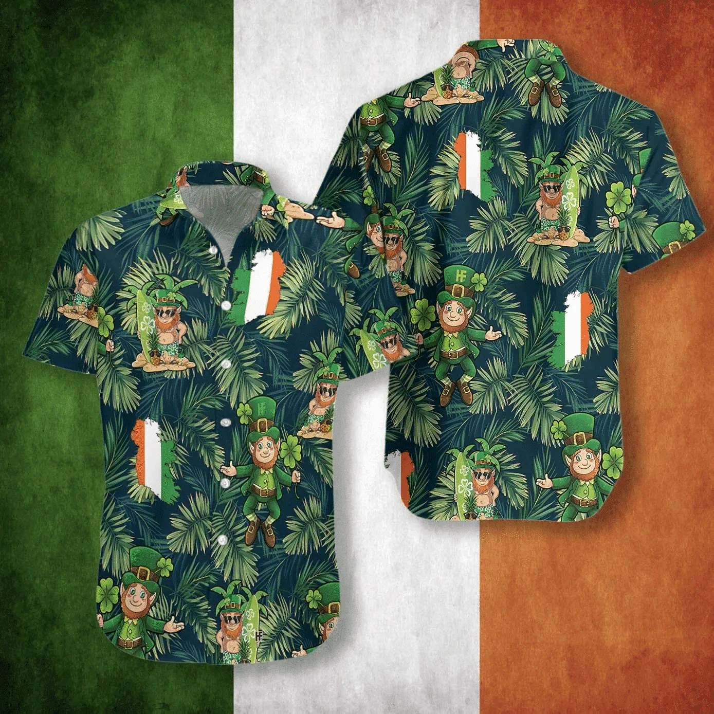 Irish Hawaiian Shirt - Irish Menshirt Aloha Shirt For Summer Hawaiian - Perfect Gift For Friend, Family