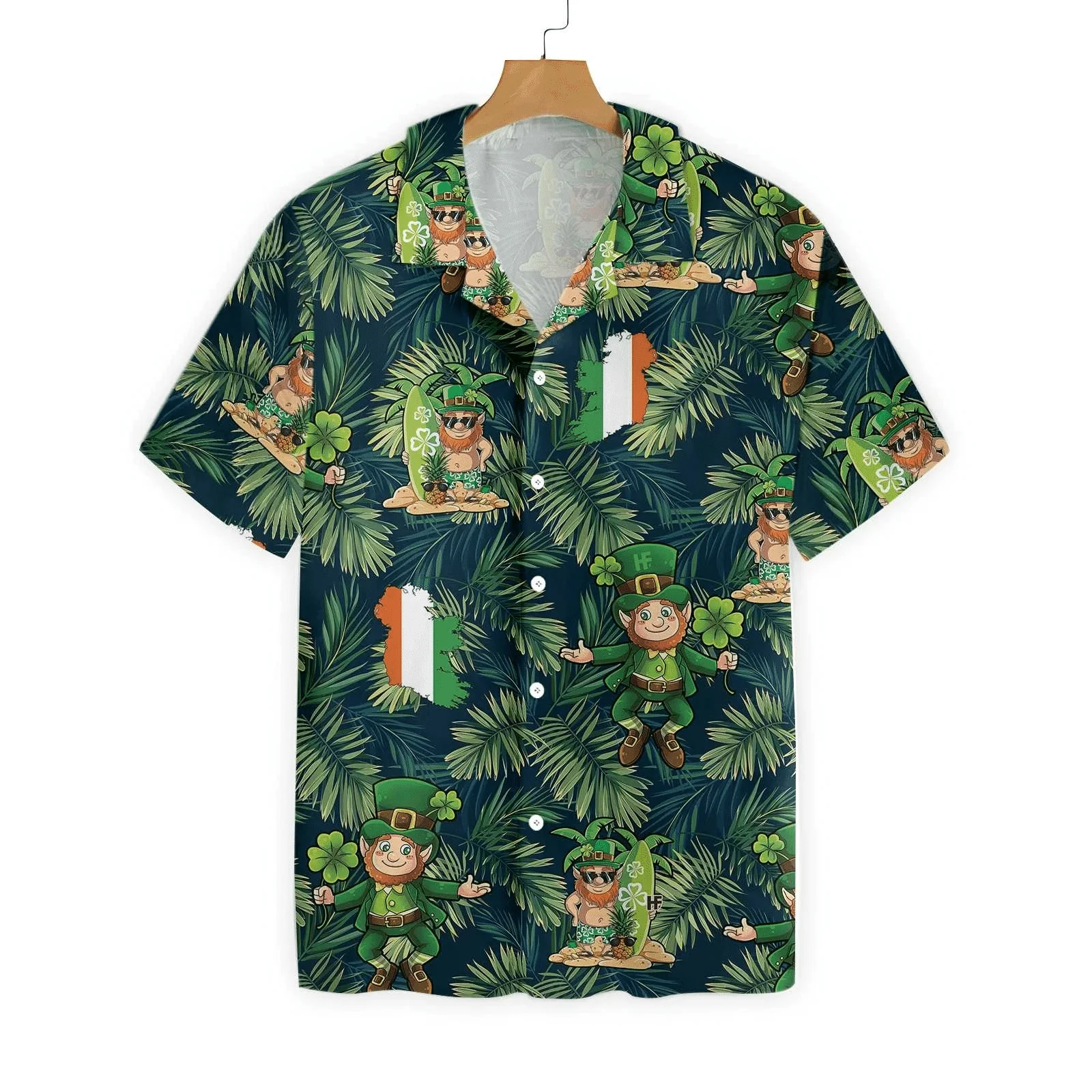 Irish Hawaiian Shirt - Irish Menshirt Aloha Shirt For Summer Hawaiian - Perfect Gift For Friend, Family - Image 2