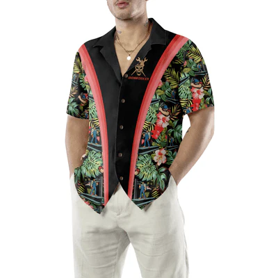 Ironworker Hawaiian Shirt, Ironworker Tropical Floral Aloha Shirt For Men - Perfect Gift For Men, Ironworker, Husband, Boyfriend, Friend, Family - Image 5