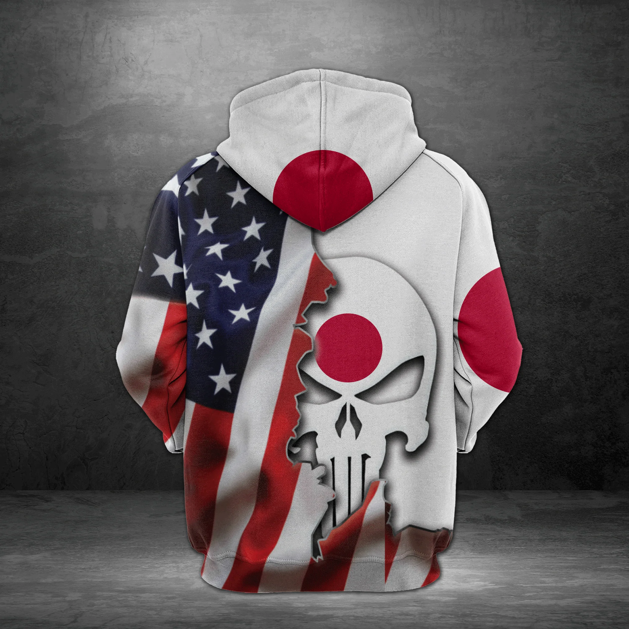 Japan Proud Skull Pullover Premium Hoodie, Perfect Outfit For Men And Women On Christmas New Year Autumn Winter - Image 3
