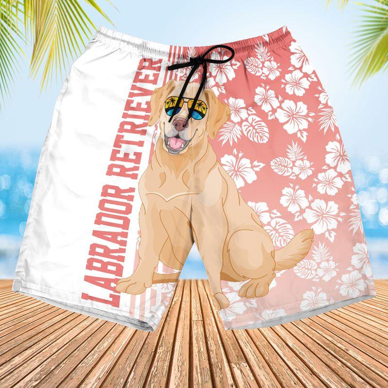 Labrador Retriever Dog Aloha Hawaiian Shirts For Summer, Tropical Hawaiian Shirt For Men Women, Beachwear Gift For Dog Lovers, Dog Mom Dad, Friend - Image 3