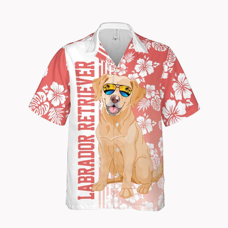 Labrador Retriever Dog Aloha Hawaiian Shirts For Summer, Tropical Hawaiian Shirt For Men Women, Beachwear Gift For Dog Lovers, Dog Mom Dad, Friend - Image 4