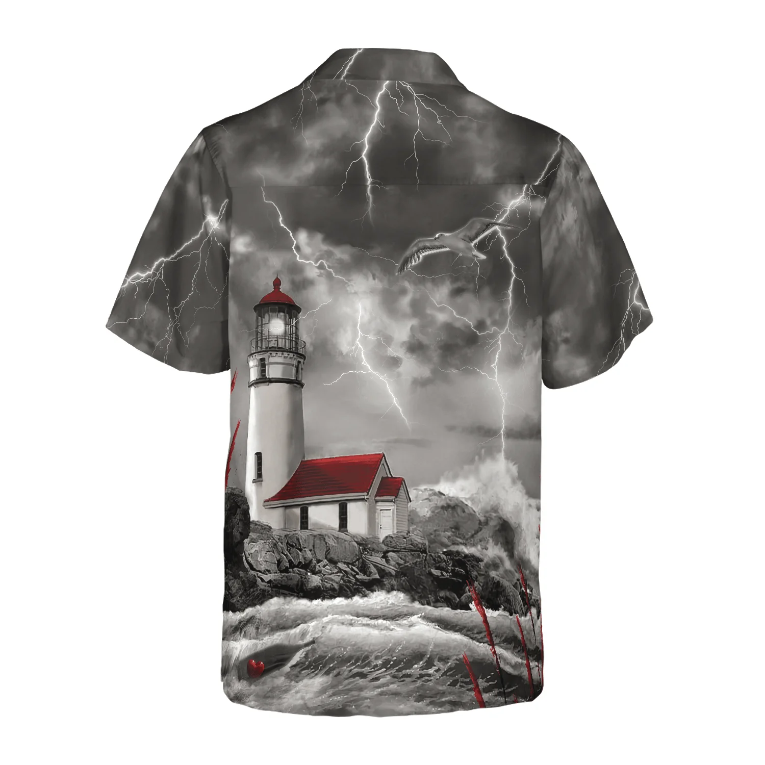 Lighthouse Holder Hawaiian Shirt Custom Name - Colorful Summer Personalized Aloha Shirt For Men Women, Perfect Gift For Friend, Family, Husband, Wife - Image 2