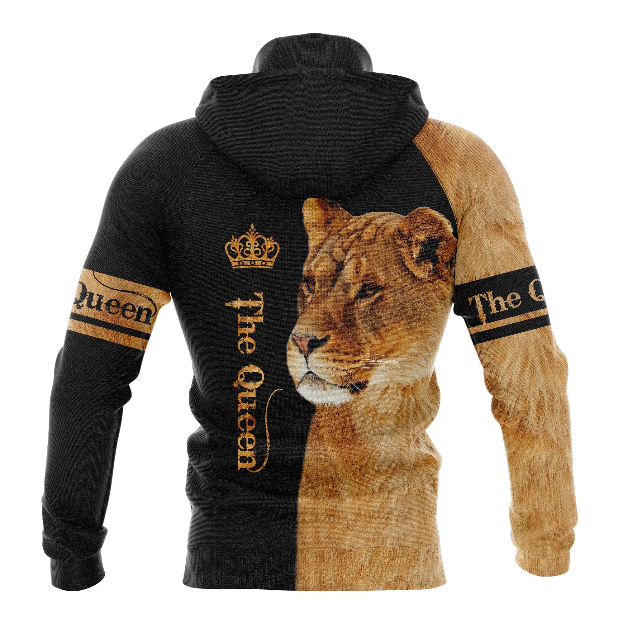 Lion Queen Pullover Premium Hoodie, Perfect Outfit For Men And Women On Christmas New Year Autumn Winter - Image 5