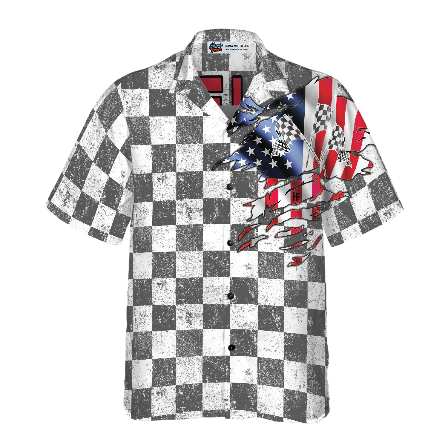 Live Life Like It's The Last Lap, Racing Flag Aloha Hawaiian Shirt For Summer, Colorful Hawaiian Shirt Outfit For Men Women, Gift For Friend, Team - Image 2