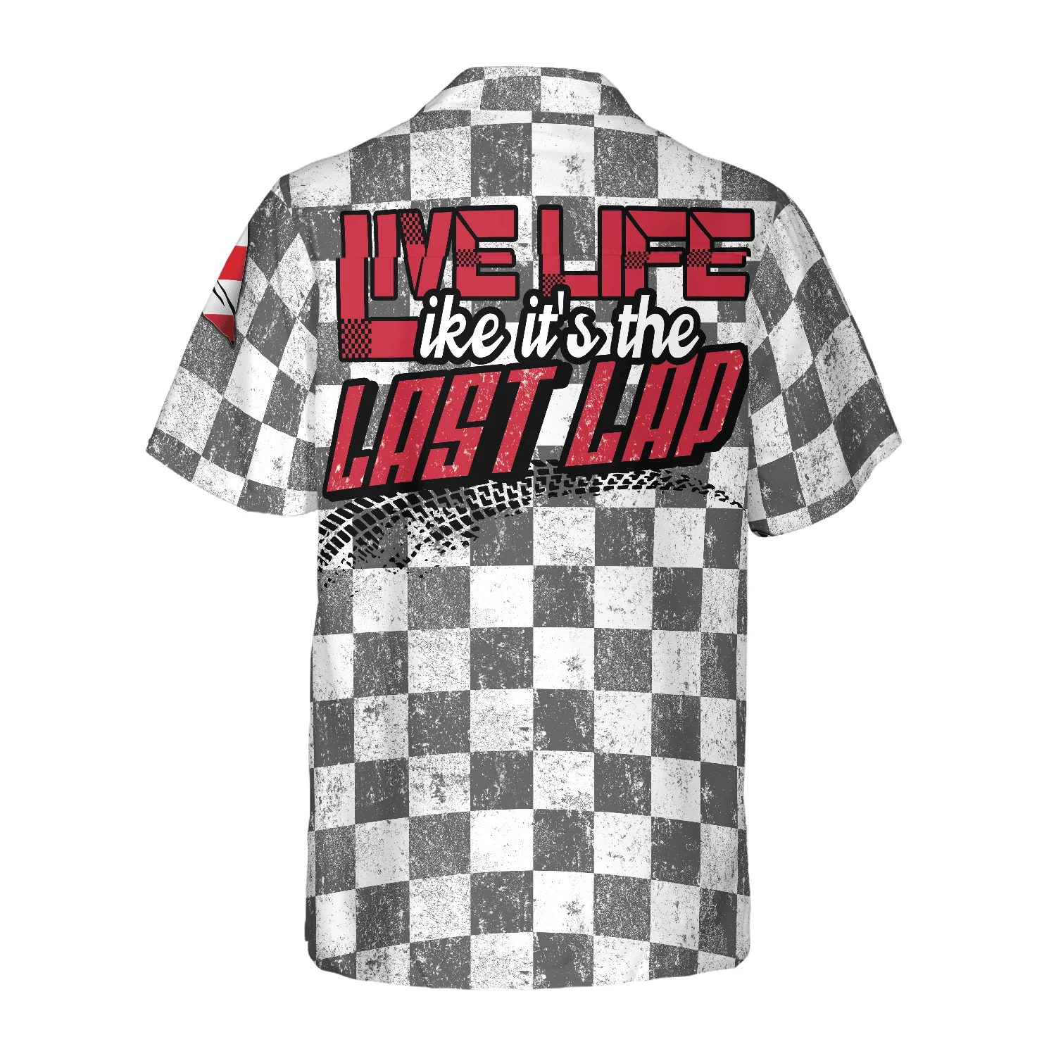 Live Life Like It's The Last Lap, Racing Flag Aloha Hawaiian Shirt For Summer, Colorful Hawaiian Shirt Outfit For Men Women, Gift For Friend, Team - Image 5