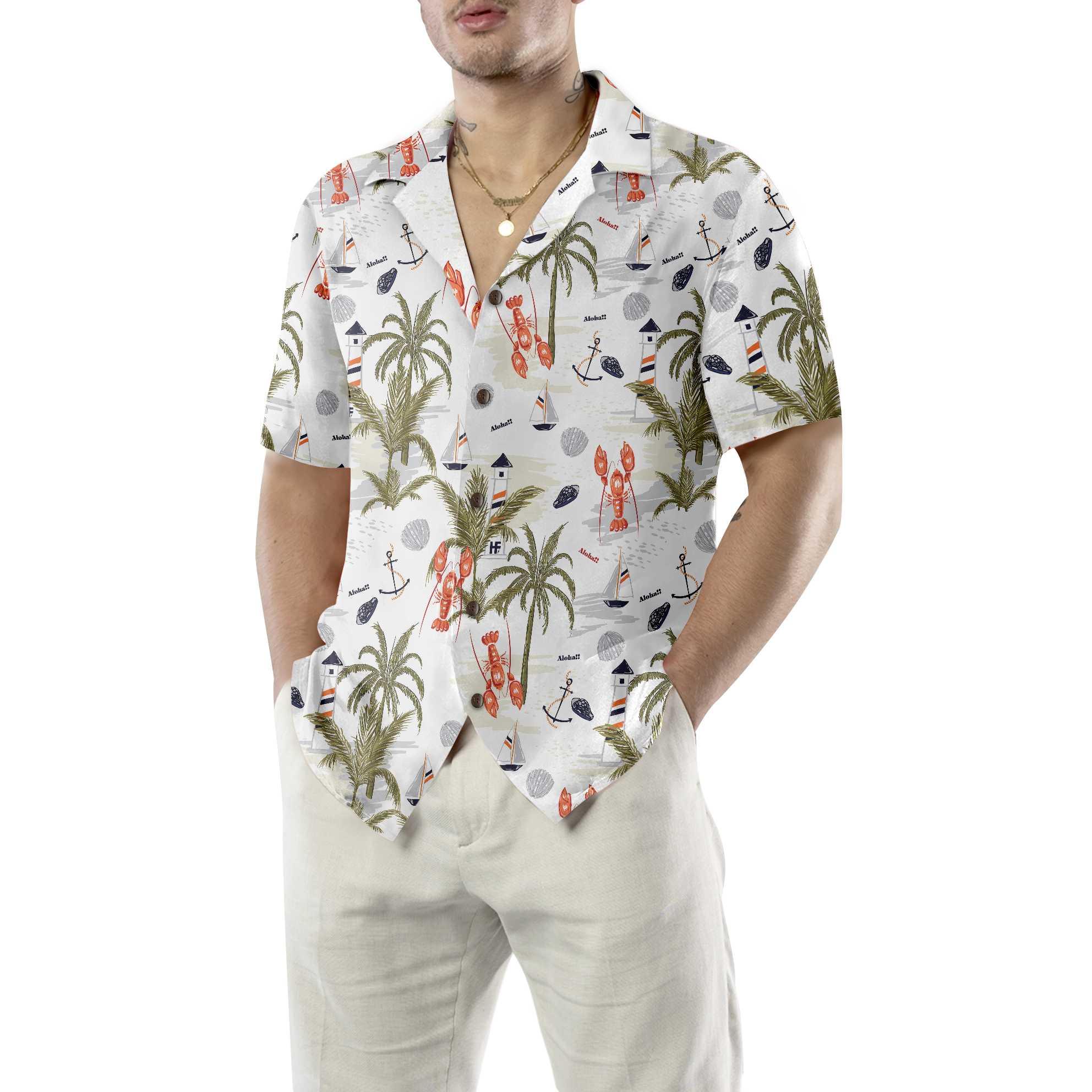Lobster Aloha Hawaiian Shirt For Summer, Summer Island Of Lobster, Tropical Lobster Hawaiian Shirt For Men Women Adults, Gift For Friend, Family - Image 5