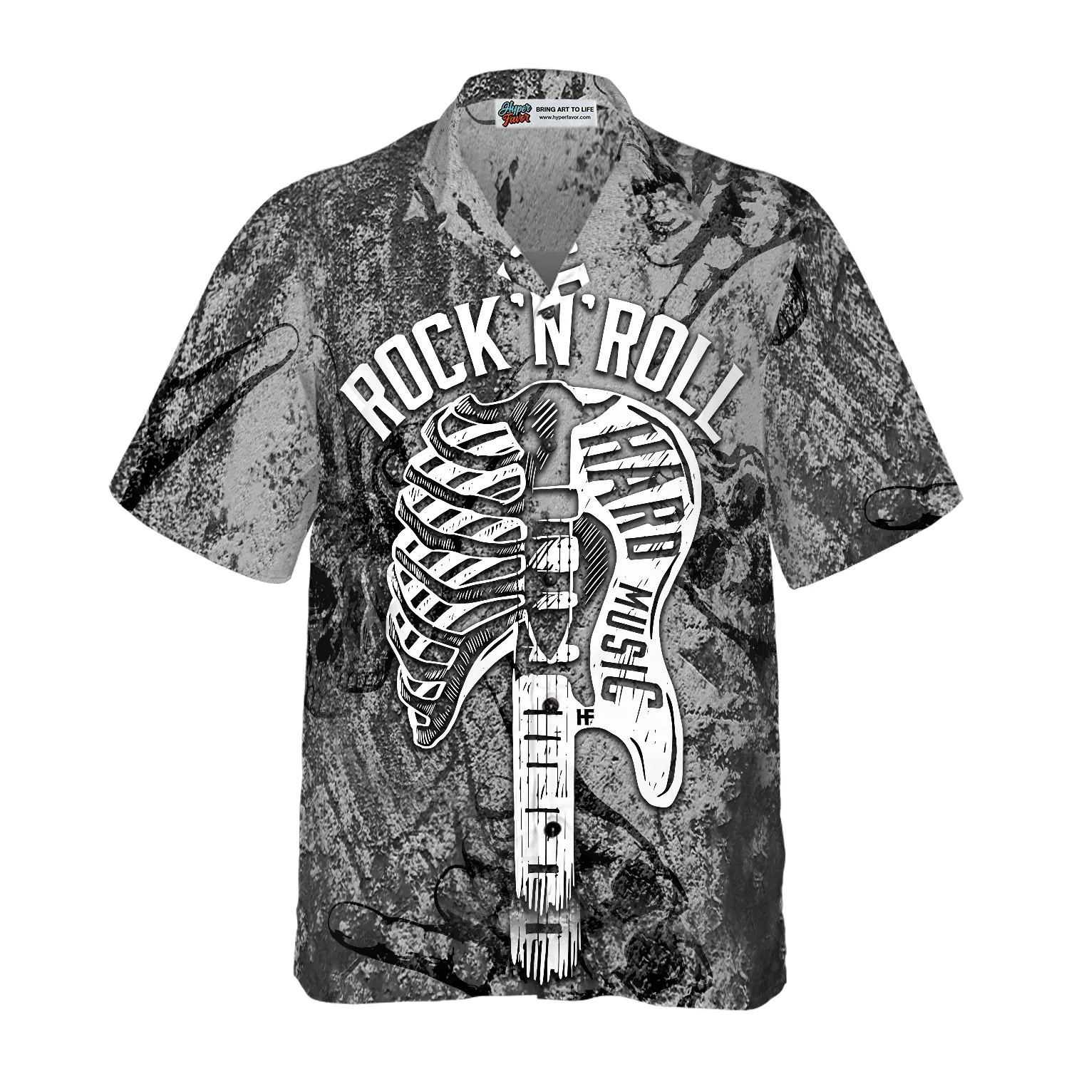 Long Live Rock'n Roll Guitar Aloha Hawaiian Shirt For Summer, Colorful Cool Hawaiian Shirts Outfit For Men Women, Friend, Team, Music Guitar Lovers - Image 4