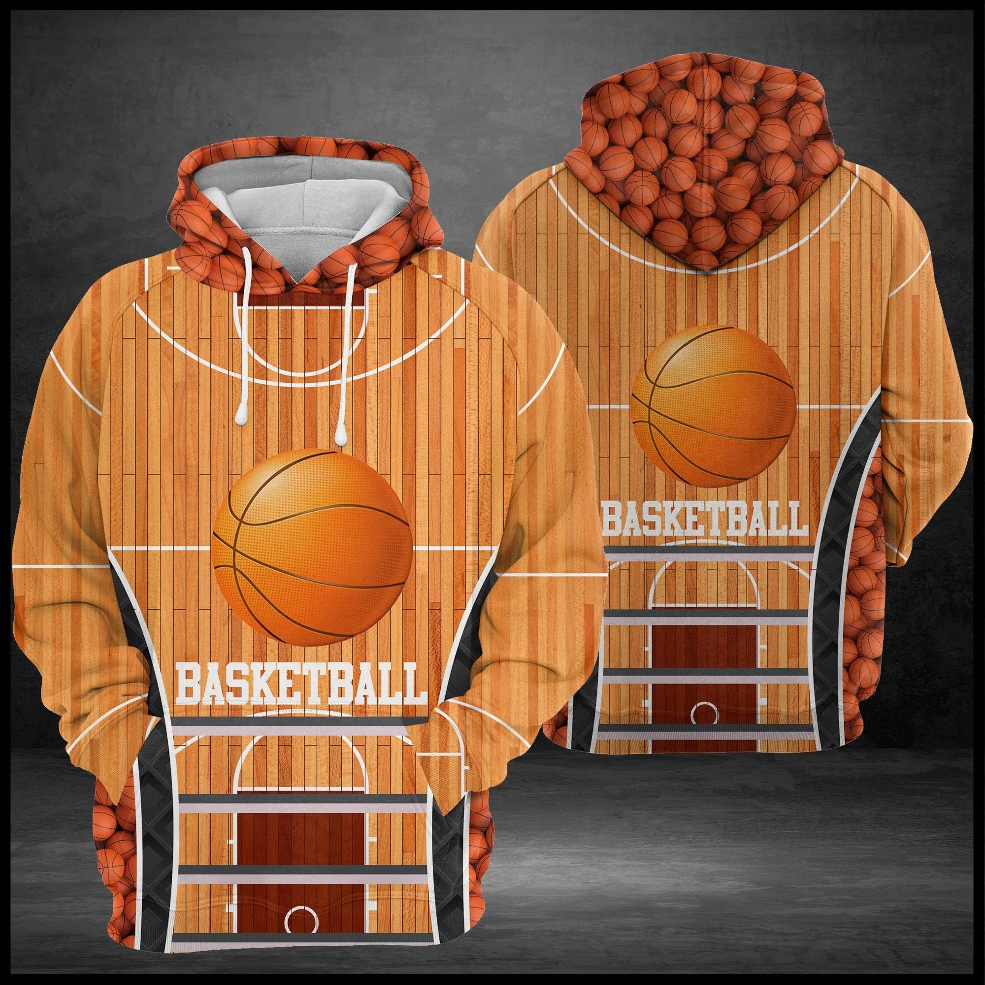 Love Basketball Pullover Premium Hoodie, Perfect Outfit For Men And Women On Christmas New Year Autumn Winter