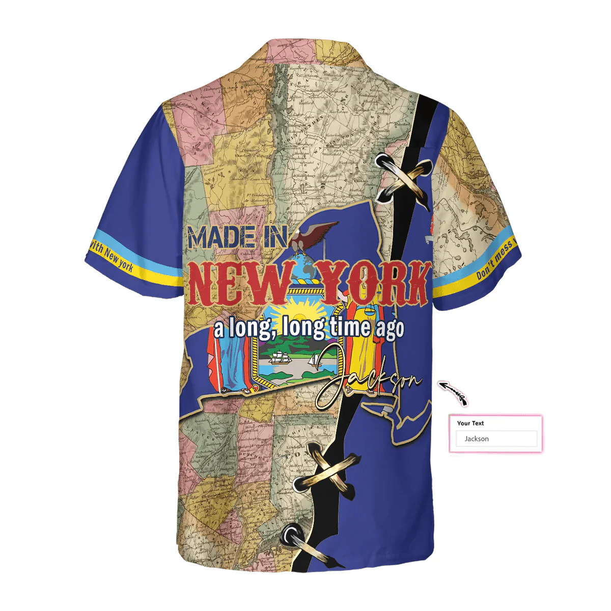 Made in New York Custom Hawaiian Shirt - Made in New York a long, long time ago Personalized Hawaiian Shirt - Perfect Gift For Husband, Boyfriend, Friend, Family - Image 3