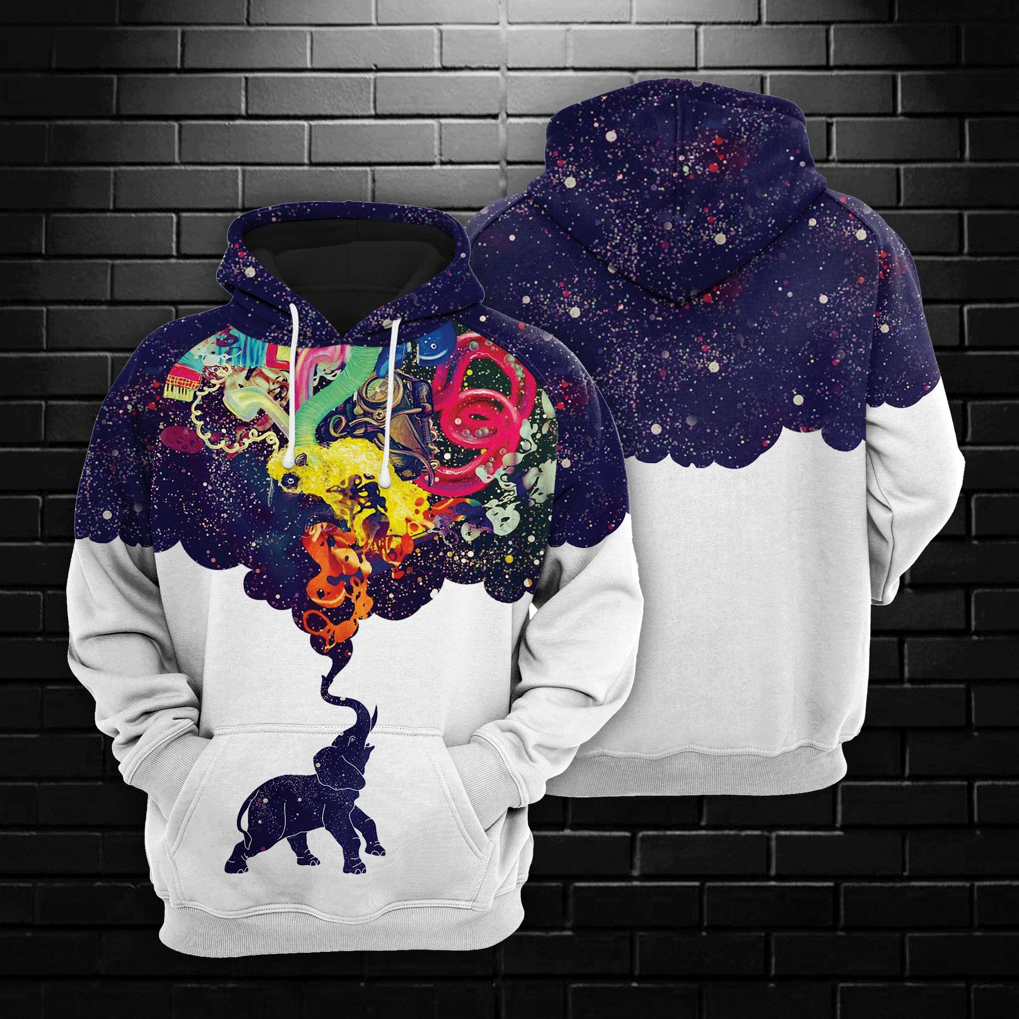 Magic Elephant Awesome Pullover Premium Hoodie, Perfect Outfit For Men And Women On Christmas New Year Autumn Winter - Image 3