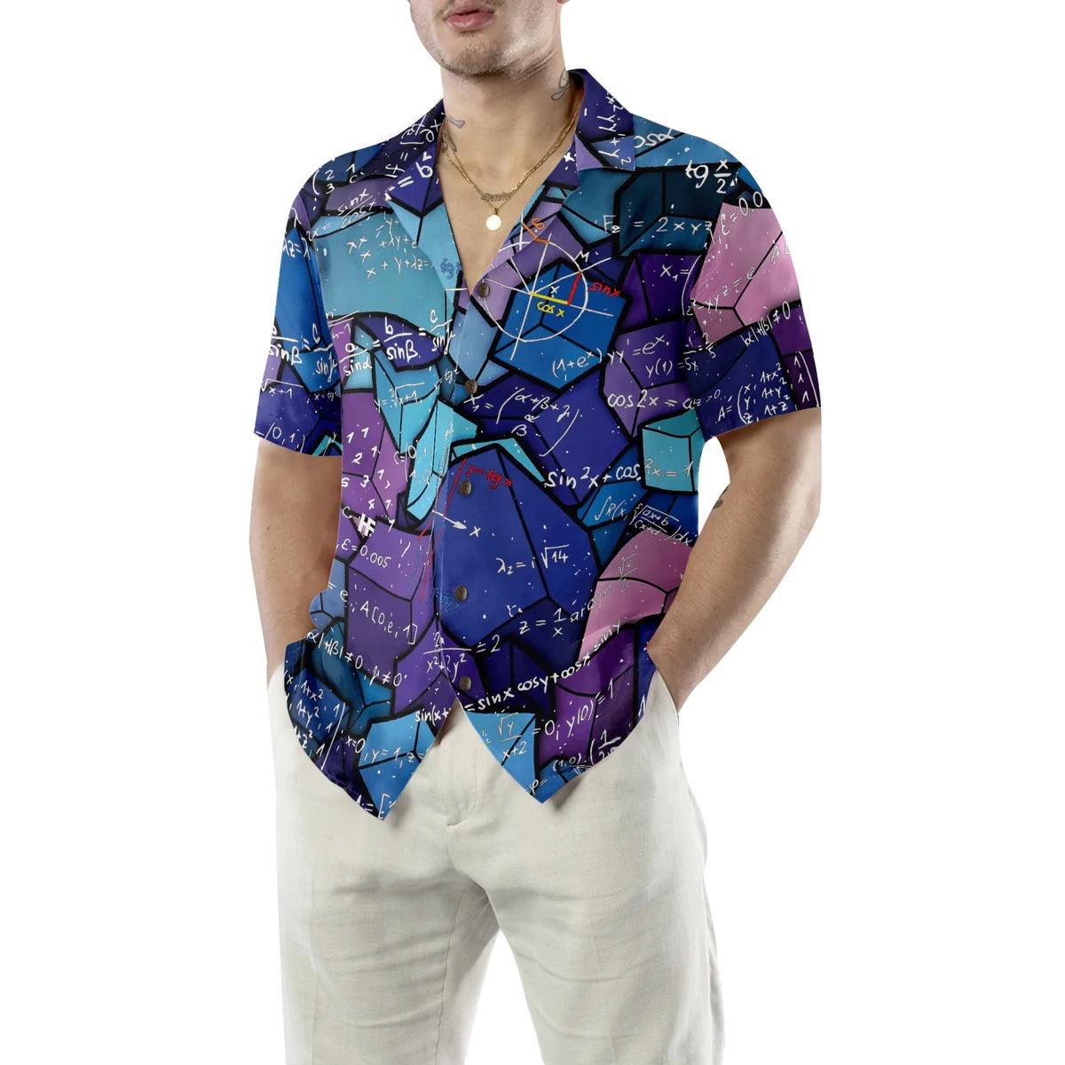 Math Aloha Hawaiian Shirt, Math Digital Pattern Hawaiian Shirt, Math Hawaiian Shirt For Summer - Perfect Gift For Men, Women, Math Lover, Friend - Image 5