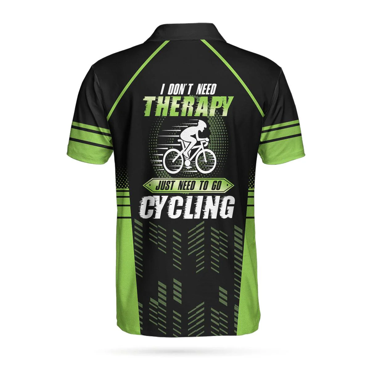 Men Cycling Polo Shirt - I Don't Need Therapy I Just Need Go To Cycling Polo Shirt, Cyclist Polo Shirt, Best Cycling Shirt For Men - Image 2