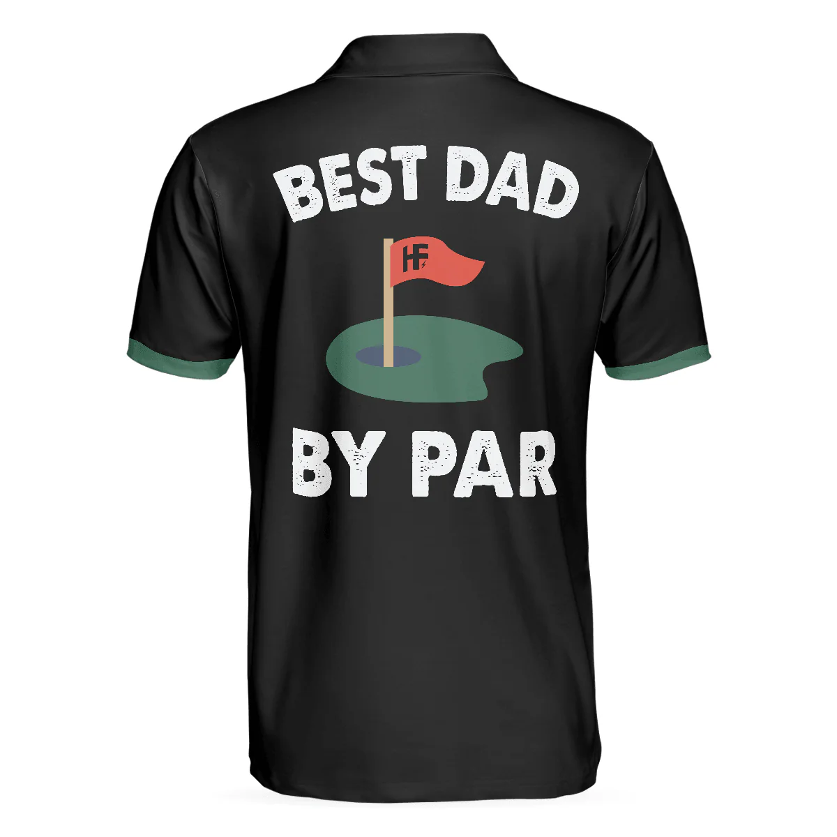 Men Golf Polo Shirt - Best Argyle Pattern Golf Men Polo Shirt, Best Dad By Par Shirt For Male - Perfect Polo Shirt For Men, Golfers - Image 2