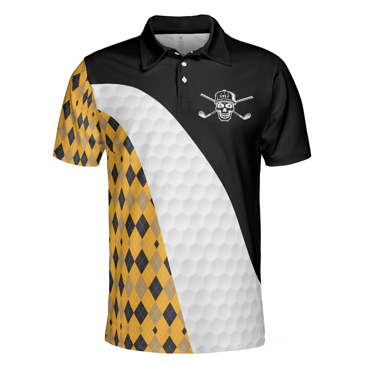 Men Golf Polo Shirt - Funny Golfing Men Polo Shirt, Golfing Without Beer Is Just Walking On The Grass Men Golf Polo Shirt - Perfect Gift For Men, Golfers - Image 3