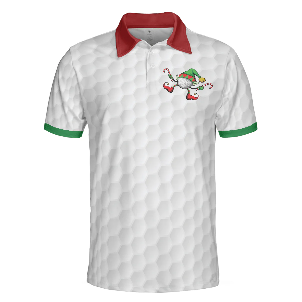 Men Golf Polo Shirt - Golf All I Want Polo Shirt, Funny Christmas-Themed Men Golf Shirt - Perfect Polo Shirt For Men, Golfers - Image 3