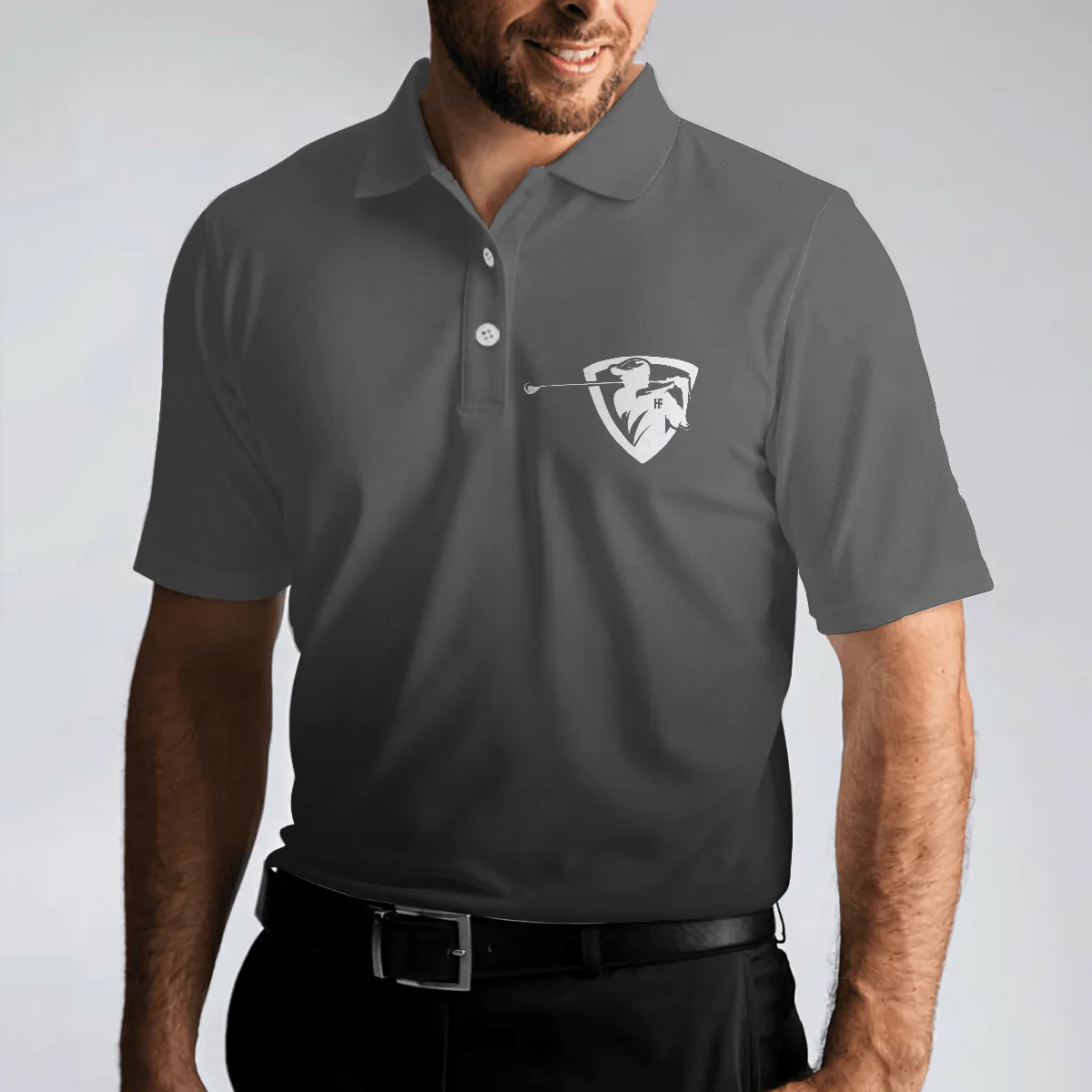 Men Golf Polo Shirt - Golf Black Pimps Polo Shirt For Men, Funny White Men Golfing Polo Shirt - Best Gift For Men, Golf Lovers - Image 5