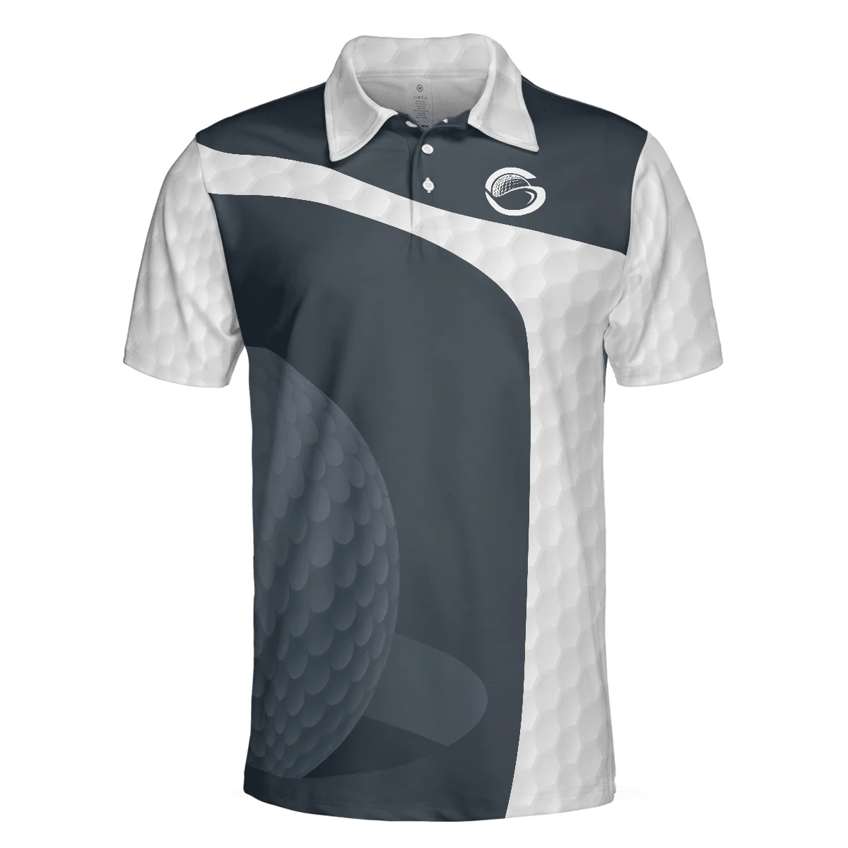 Men Golf Polo Shirt - Golf Crossed Golf Clubs, Golf Polo Shirt - Perfect Polo Shirt For Men, Golfers - Image 3