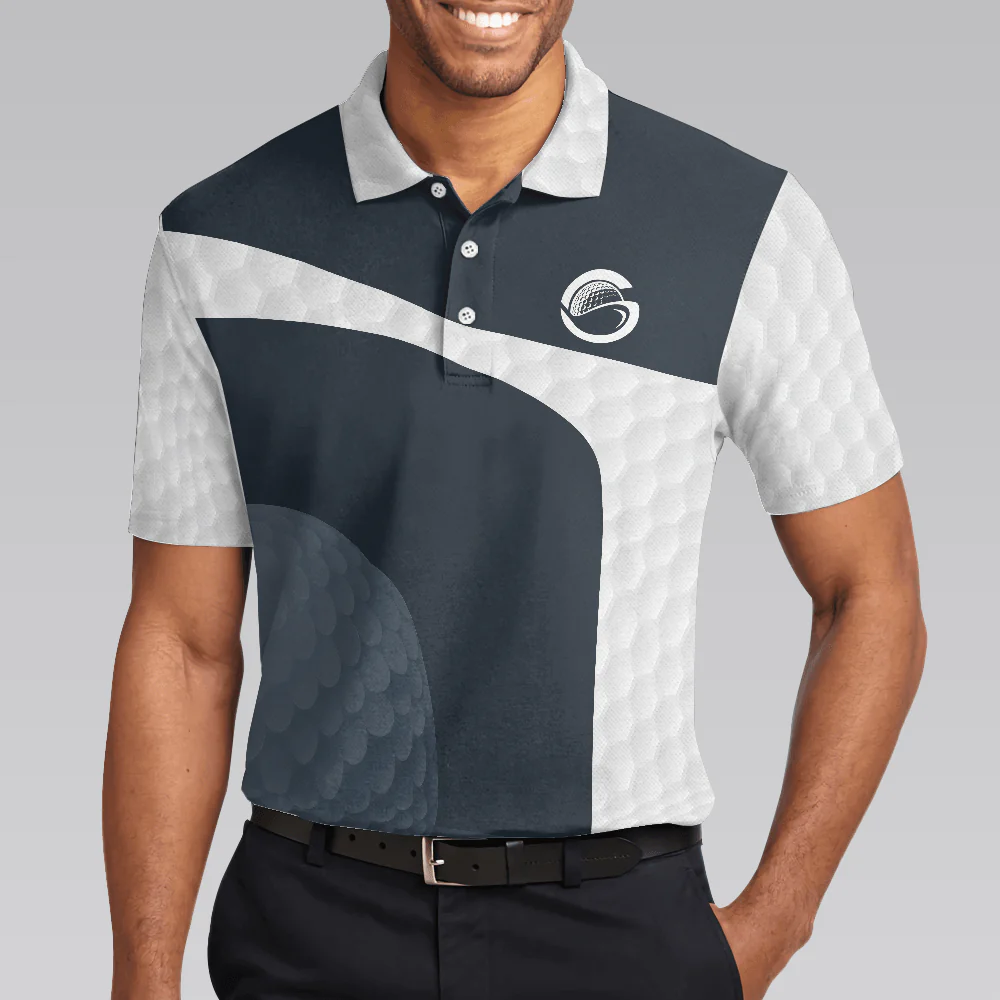 Men Golf Polo Shirt - Golf Crossed Golf Clubs, Golf Polo Shirt - Perfect Polo Shirt For Men, Golfers - Image 5