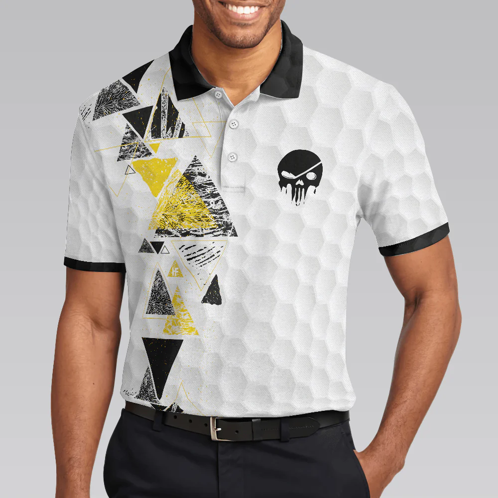 Men Golf Polo Shirt - Golf Is Good For Soul Polo Shirt, Skull Golf Polo Shirt, Golf Shirt For Men, Gift For Golf Lover - Image 4