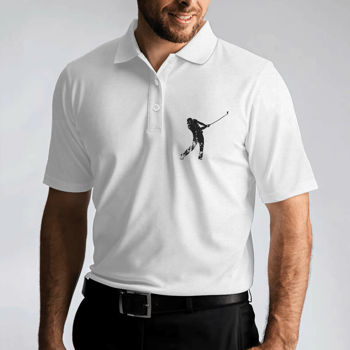 Men Golf Polo Shirt - Golf Life Golf Club Is Important Choices Polo Shirt For Men, White Funny Golfing Polo Shirt - Perfect Polo Shirt For Men, Golfers - Image 4