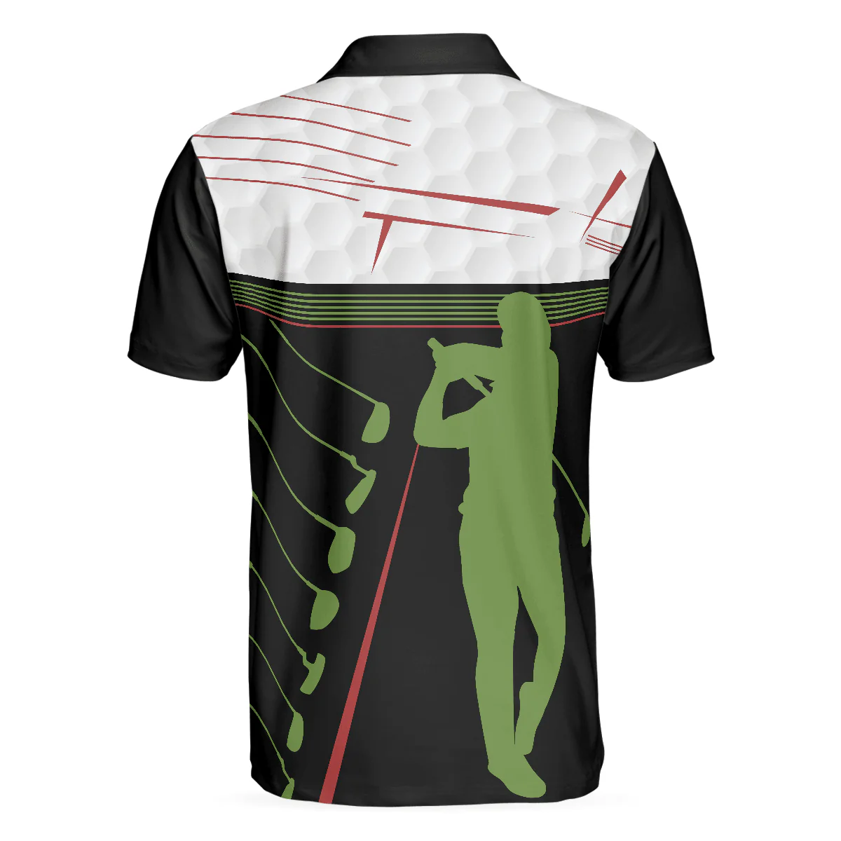 Men Golf Polo Shirt - Golfer For Life Sporty And Elegant Design Golf Men Polo Shirt, Active Golf Shirt Design, Best Gift For Men, Golfers - Image 2