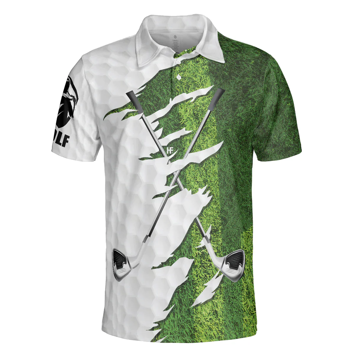 Men Golf Polo Shirt - Green Golf Course Polo Shirt, I'd Tap That Golf Polo Shirt For Men, Gift Idea For Male Players - Perfect Polo Shirt For Men, Golfers - Image 3