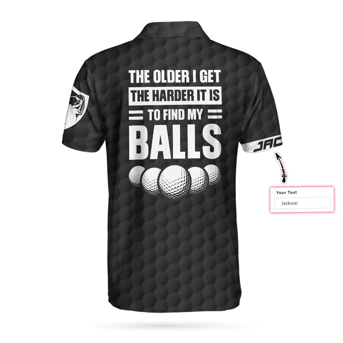 Men Golf Polo Shirt - The Older I Get Custom Polo Shirt, Personalized Black American Flag Polo Shirt, Best Golf Shirt - Perfect Gift For Men - Image 3