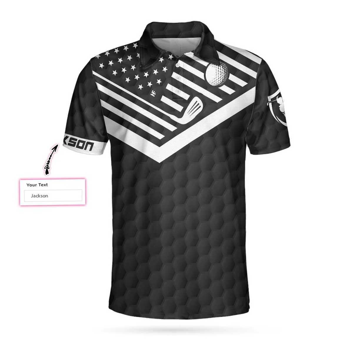 Men Golf Polo Shirt - To Find A Man’s True Character American Flag Custom Polo Shirt, Personalized Golf Shirt - Perfect Gift For Women - Image 5