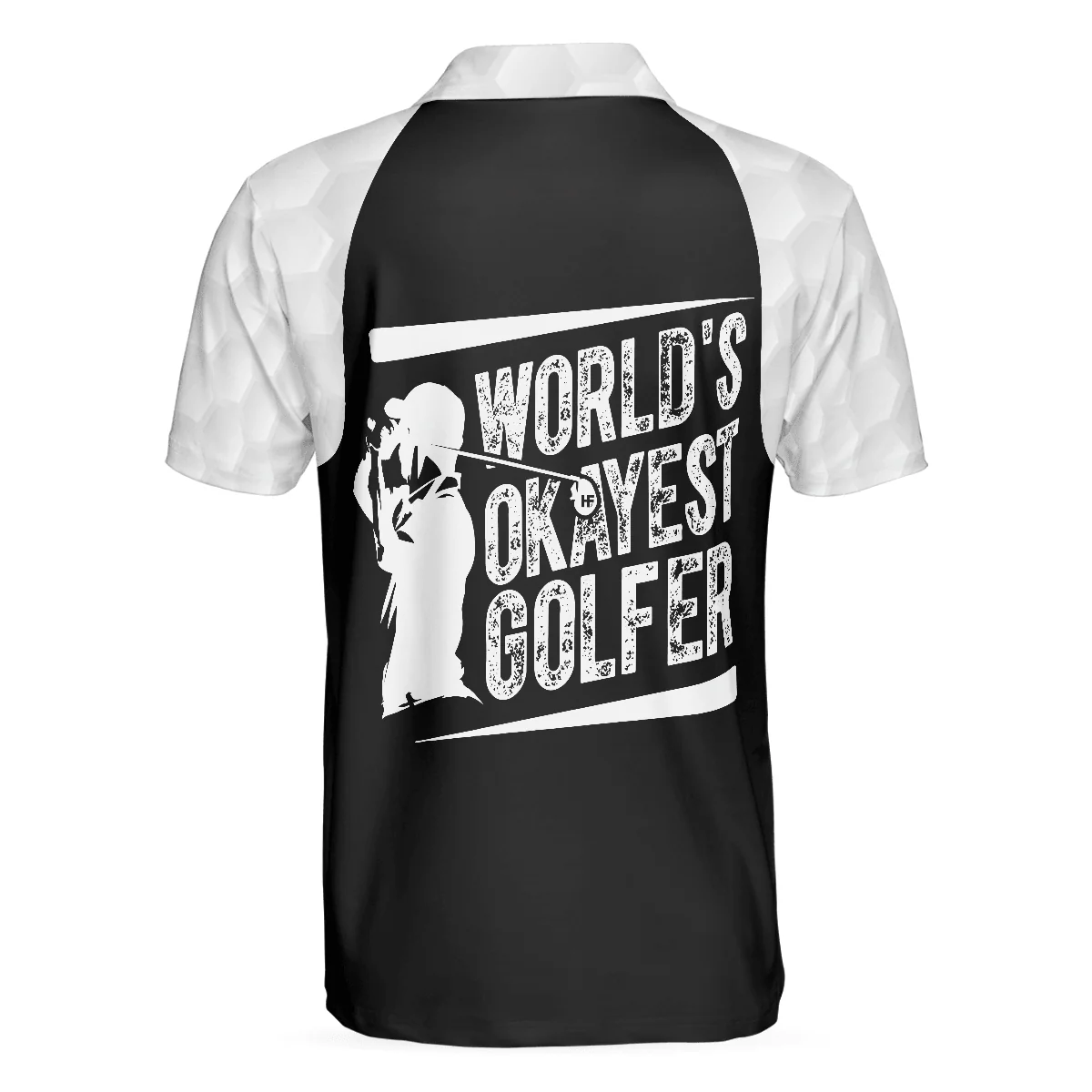 Men Golf Polo Shirt - World's Okayest Golfer Polo Shirt, Basic Golf Shirt Design For Men, Funny Golf Shirt With Sayings - Perfect Gift For Men, Golfers - Image 2