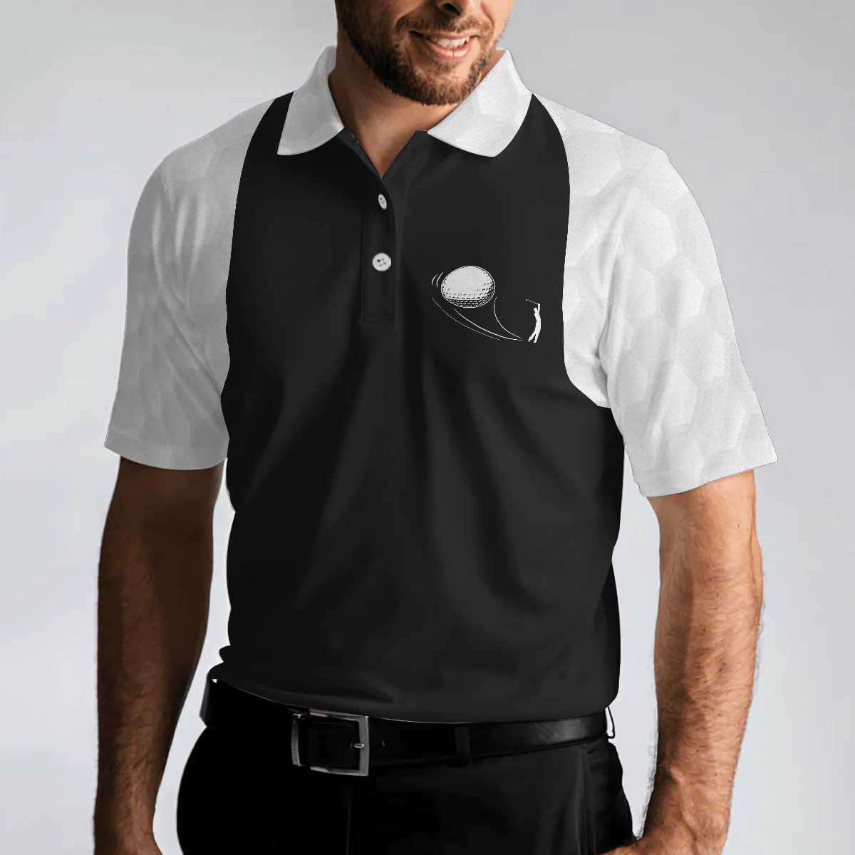 Men Golf Polo Shirt - World's Okayest Golfer Polo Shirt, Basic Golf Shirt Design For Men, Funny Golf Shirt With Sayings - Perfect Gift For Men, Golfers - Image 4